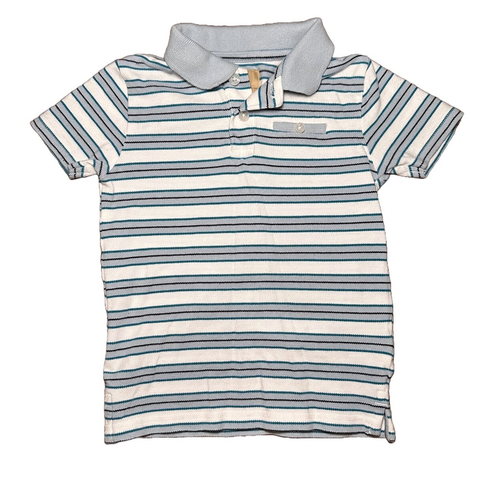 Maximus Rex Striped Kids Polo Shirt Size 3T